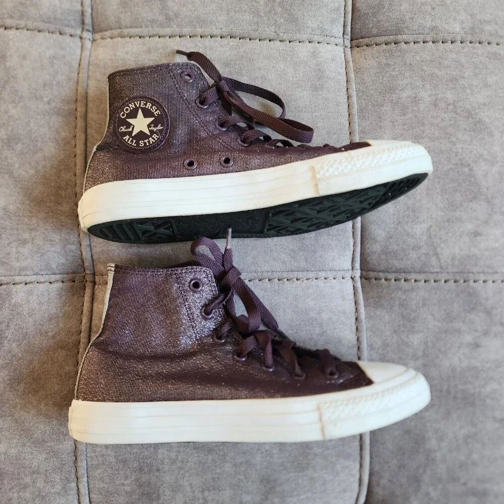 Converse Chuck Taylor All Star Fairy Dust High-Top Sneaker Junior Size 3